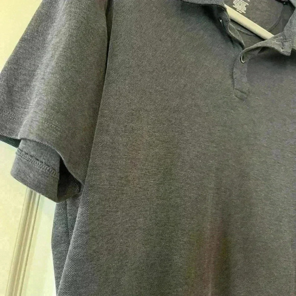 Apt. 9 Rich Gray Men’s Polo Shirt cotton/Polyester Blend XL - Picture 2 of 5